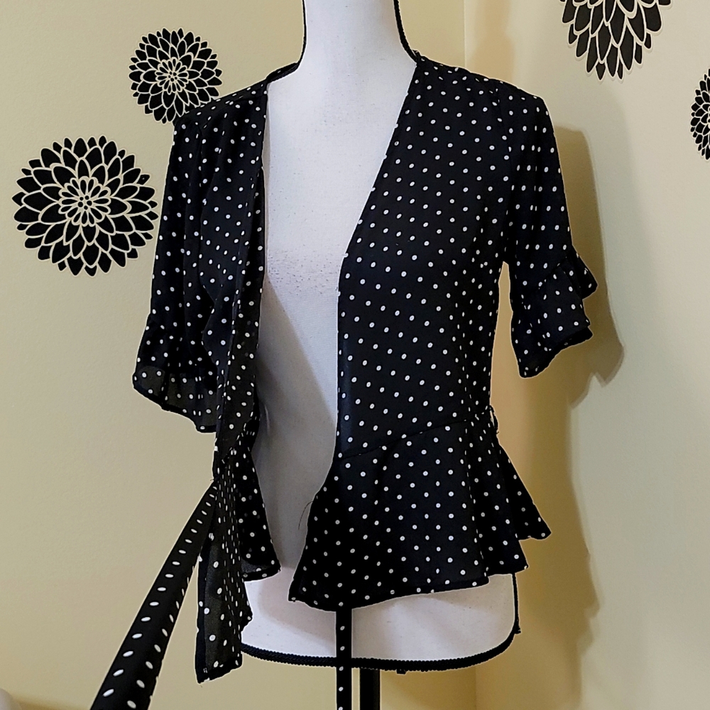 Polka dot blouse
